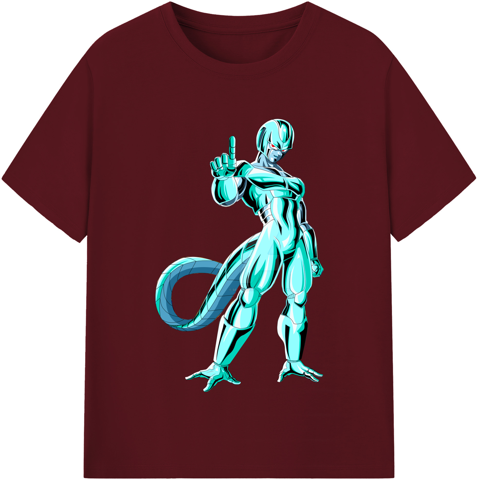 （画像用） ドラゴンボール クウラ DRAGON BALL Cooler Coora 綿100％半袖Tシャツ（フロントプリント）